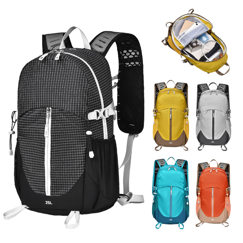 Cycling Backpack - 25리터 대용량 하이킹 백팩, 방수 경량