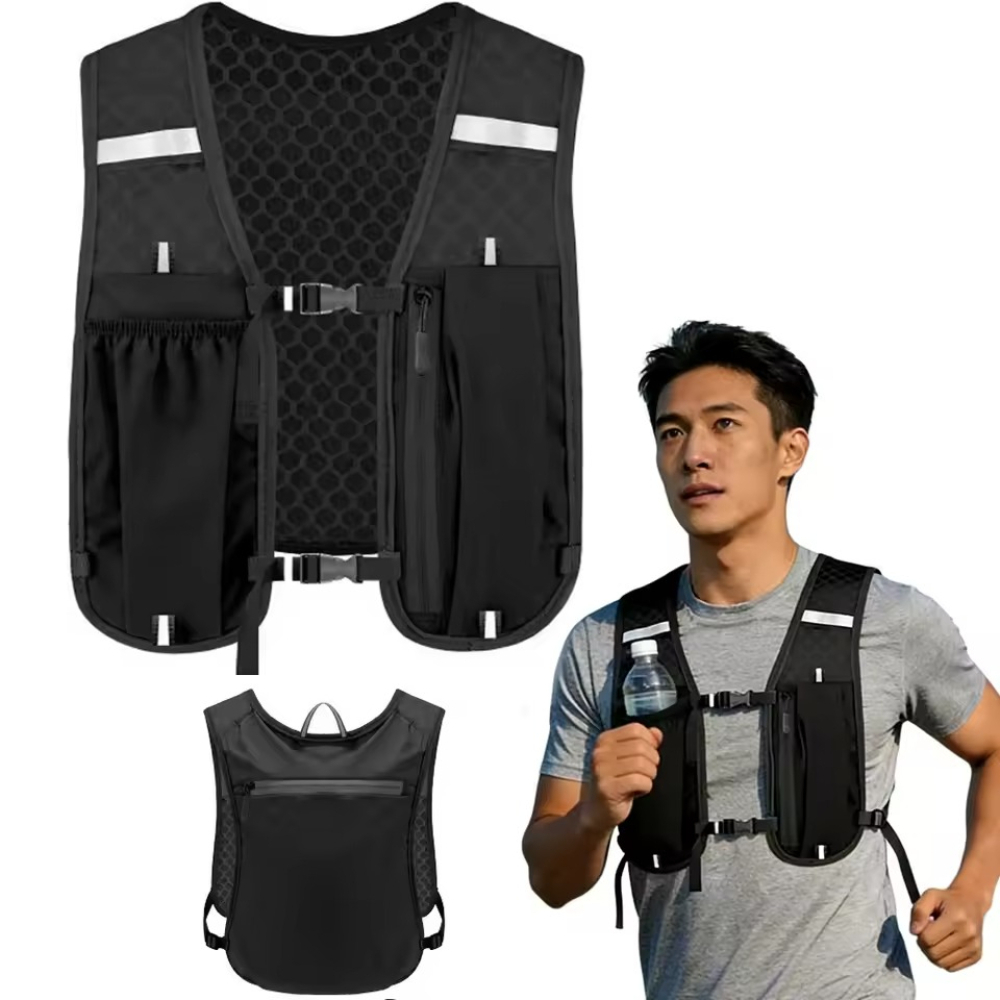 Cycling Backpack - 여성 및 남성용 러닝 하이드레이션 조끼,