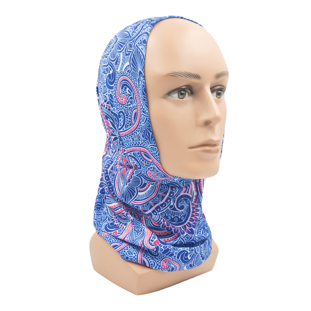 페이즐리 페이스 게이 터 여성 방풍 매끄러운 블루 넥  - Cycling Gear Women 리뷰 및 가격