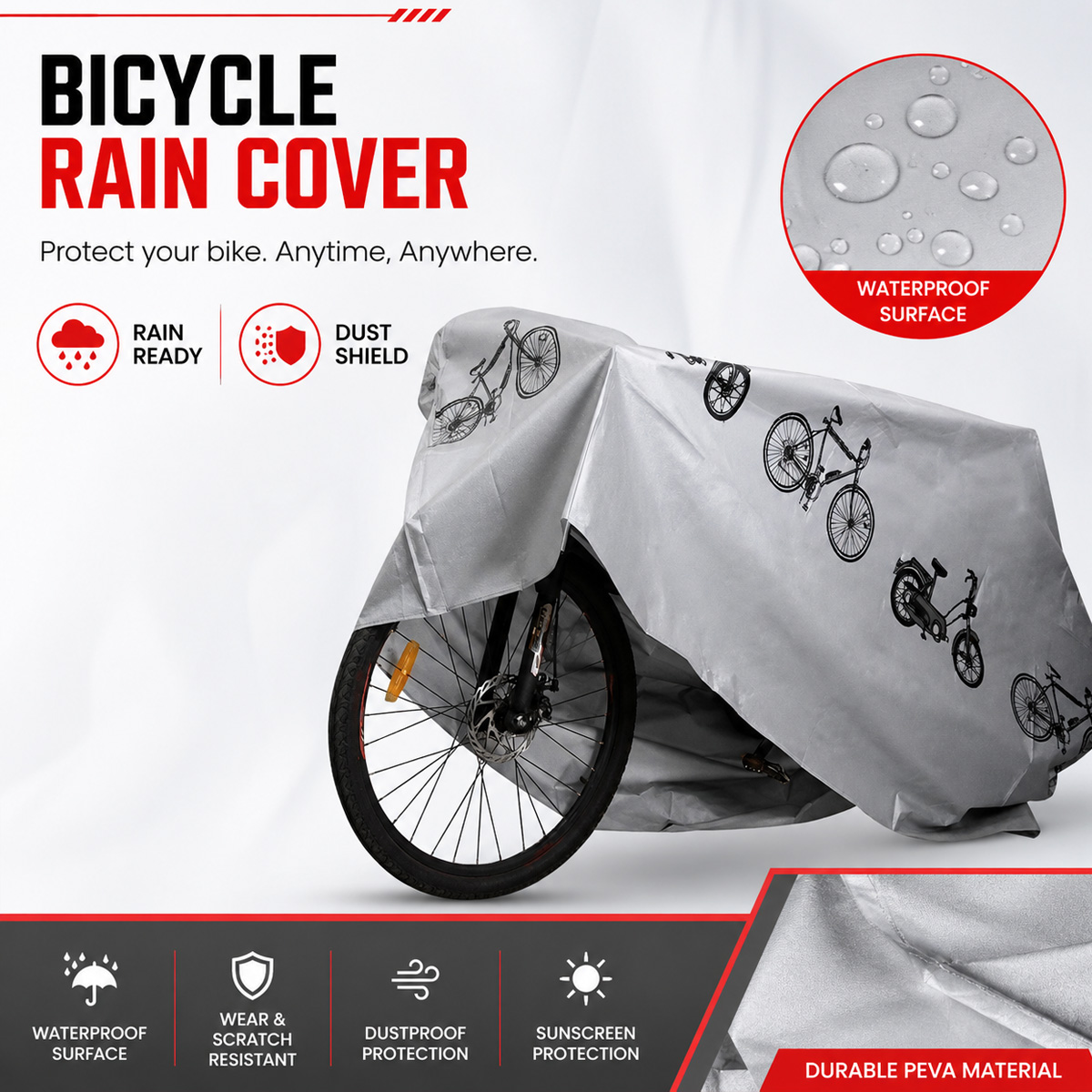 PINMOAP 범용 자전거 레인 커버 방수 야외 자전거 - Cycling Gear Organizer 리뷰 및 가격